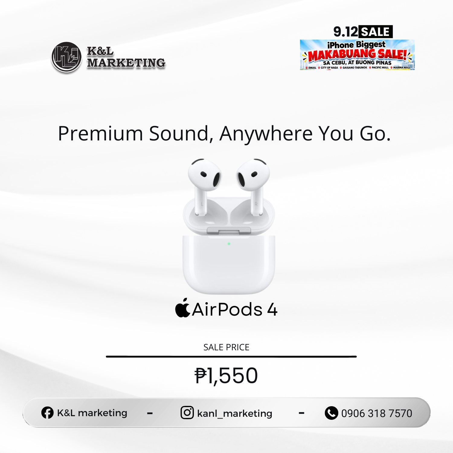 EVERY BEAT COUNTS! Get ready for our BIGGEST DISCOUNT on AirPods