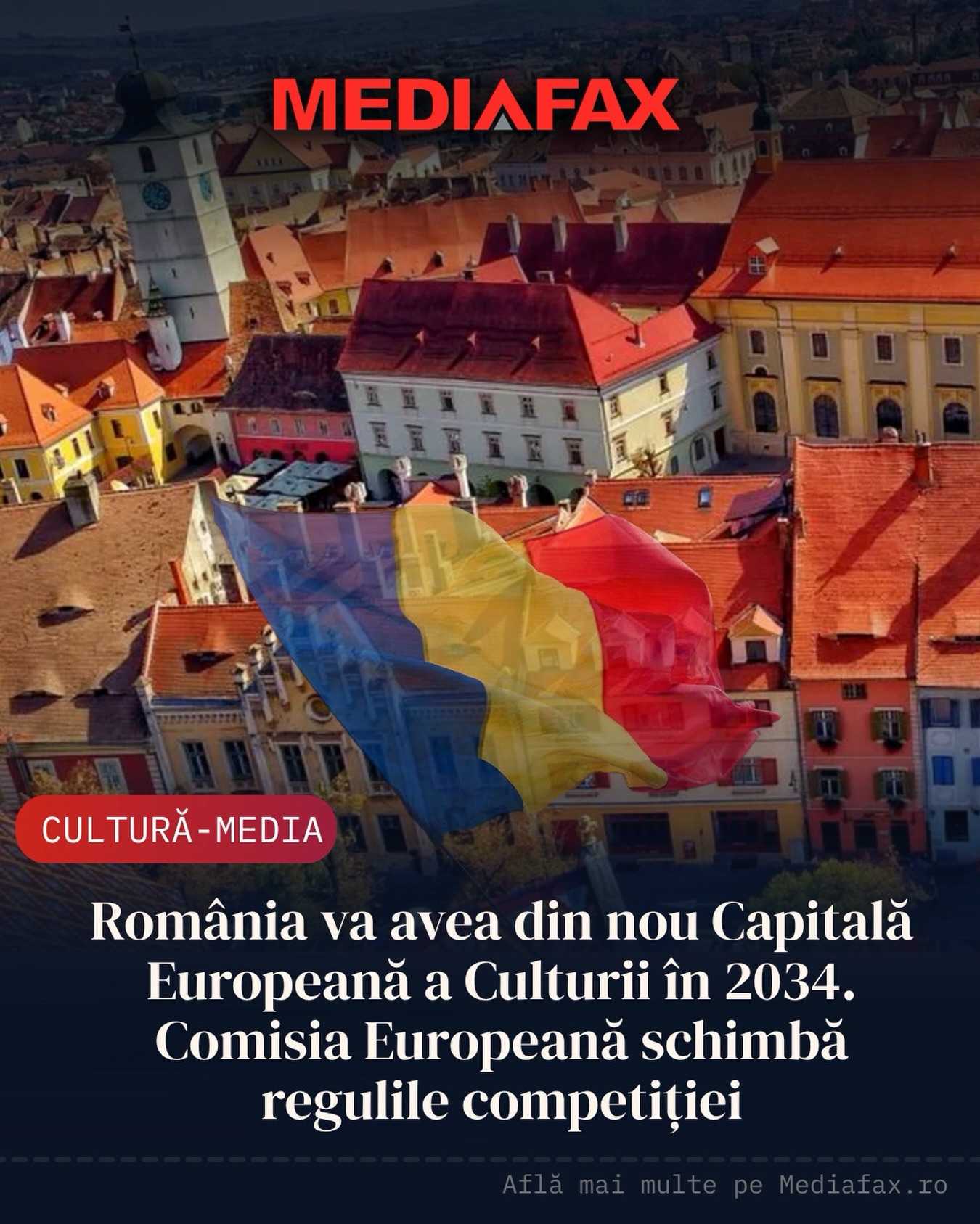 Romania will once again hold the title of European Capital of Culture in 2034
