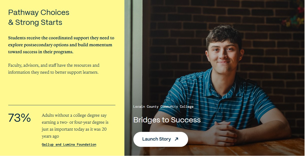 Lorain County Community College's Bridges to Success program