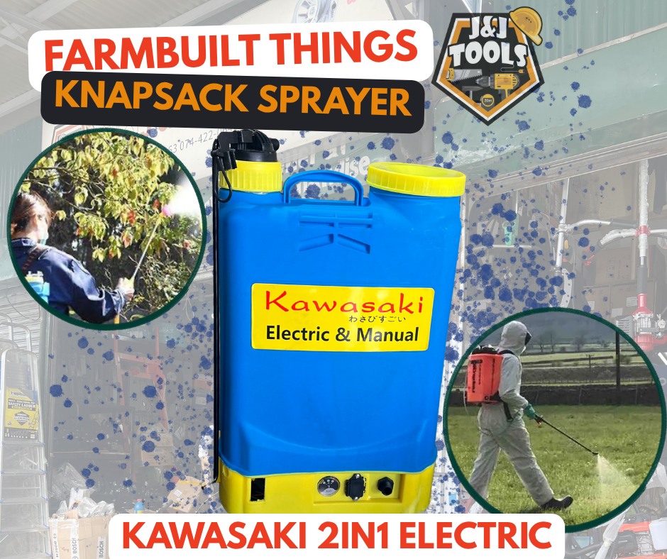Kawasaki 2-in-1 electric knapsack sprayer
