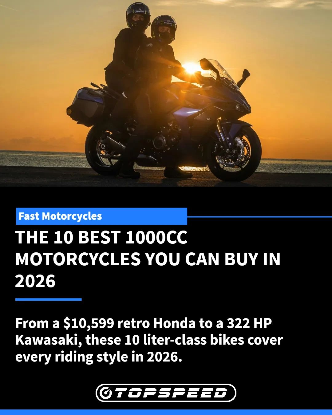 From a $10,599 retro Honda to a 322 HP Kawasaki, these 10 liter