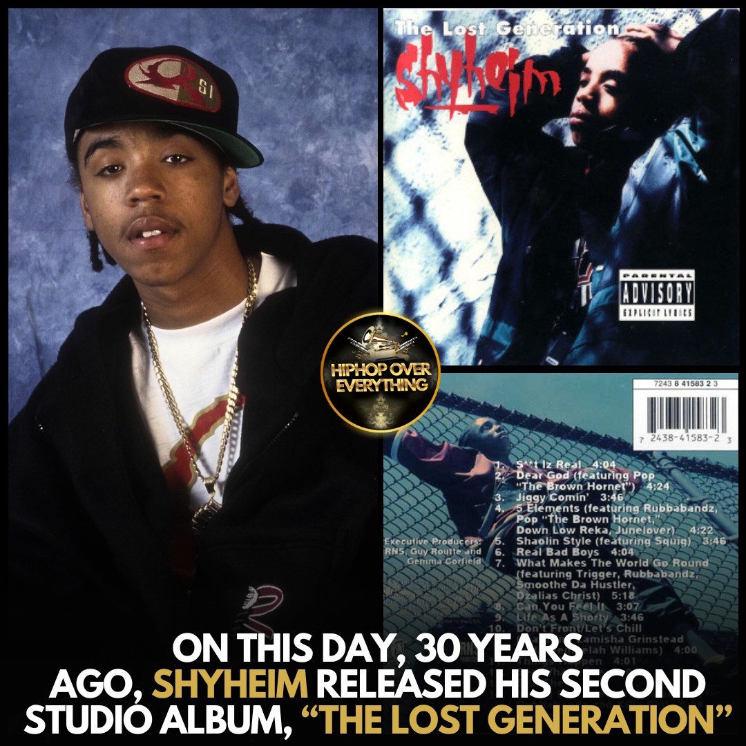 📲 On this day, 30 years ago, #Shyheim released his second studio