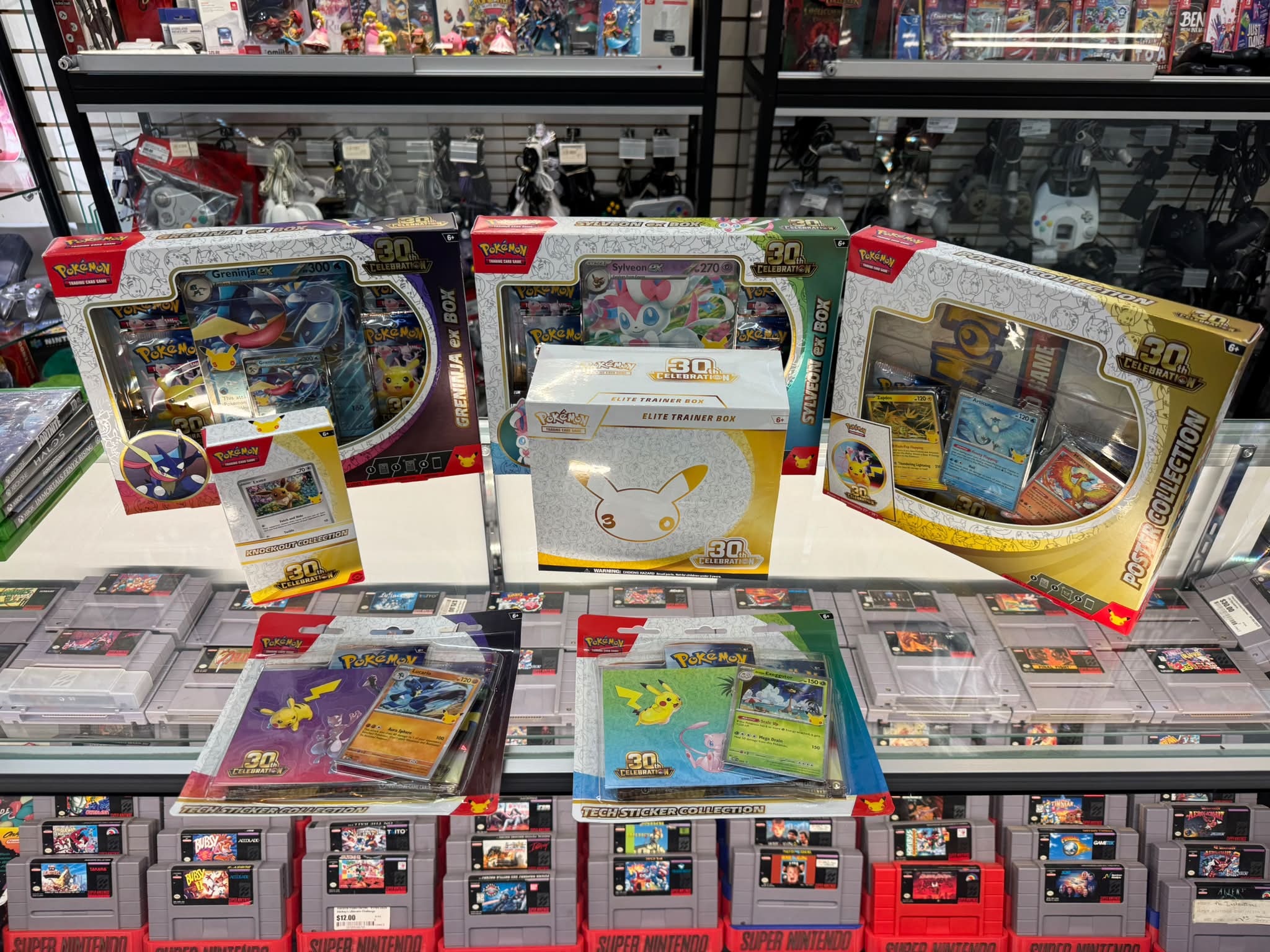Pokemon 30th Celebration Elite Trainer Boxes at Recycle Video Games