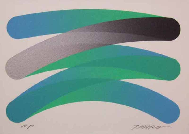 原健　STROKES 82-6 1982 65/100 An Artist's Proof (A.P.) of 