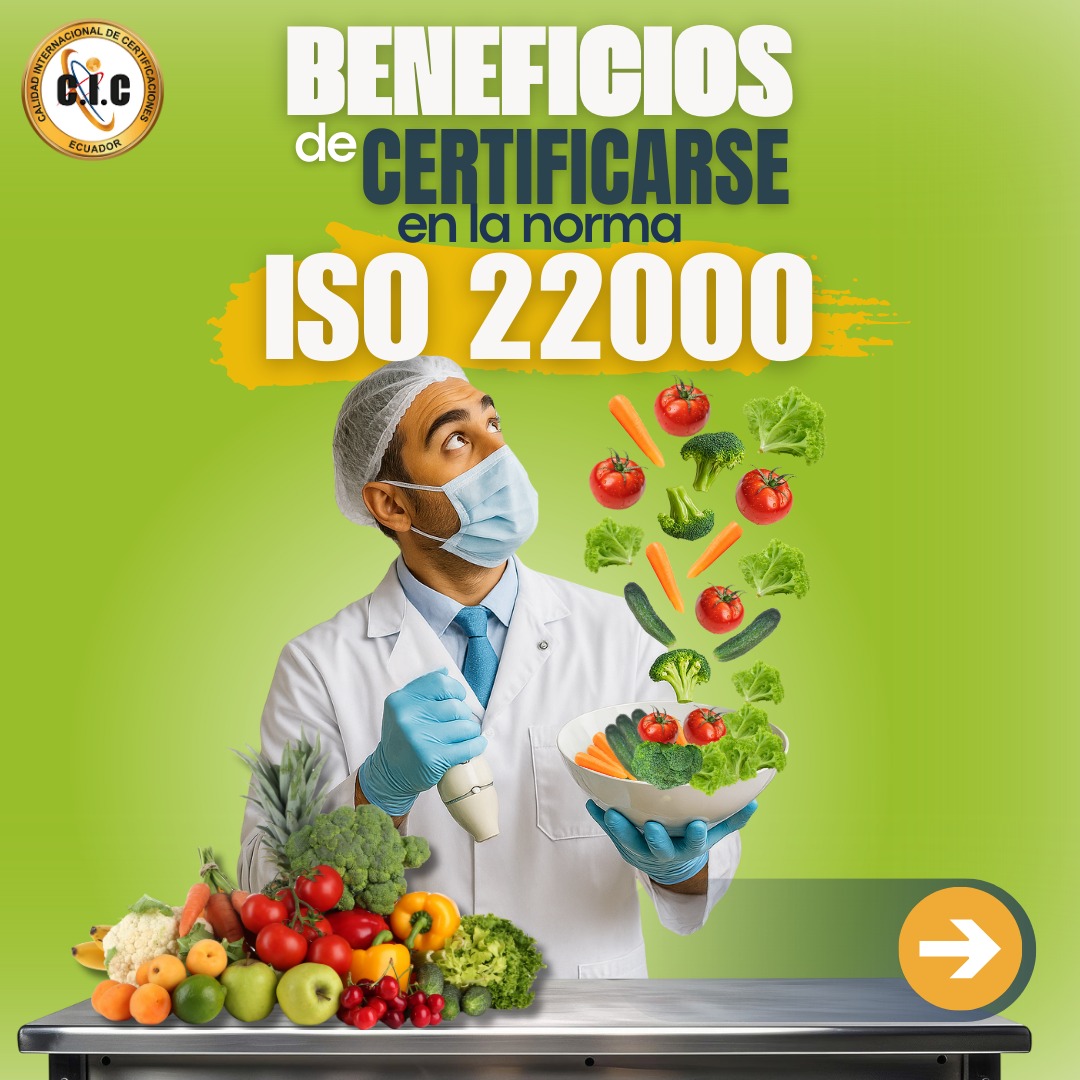 CIC Ecuador - 🍽️ Certificarte con ISO 22000 no solo... | Facebook