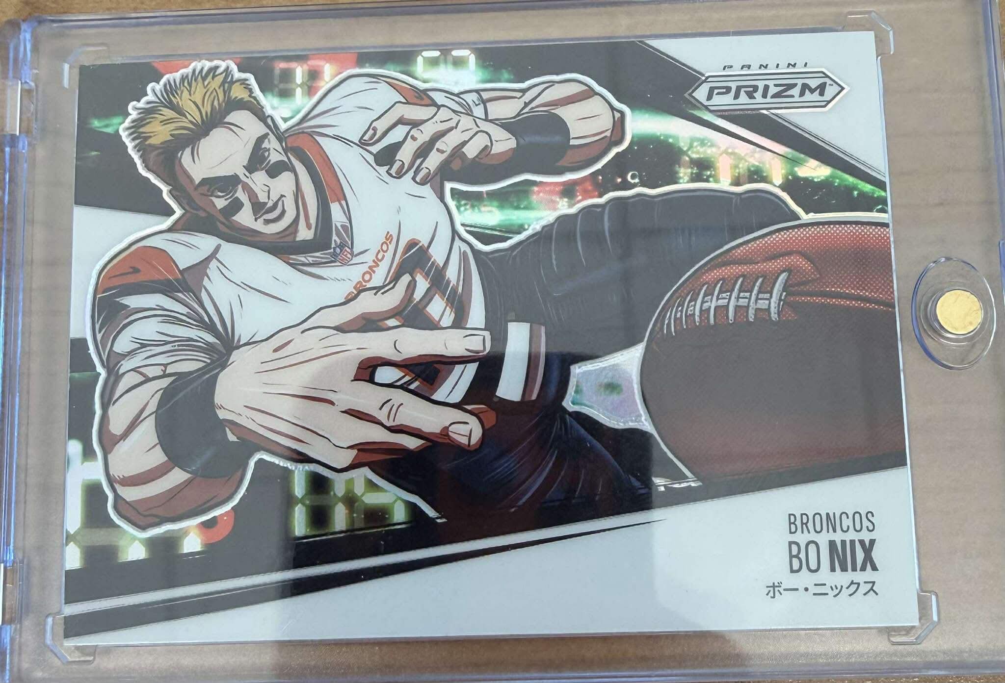 Bo Nix Manga pulled at Triple Play out of 2025 Prizm. What will 