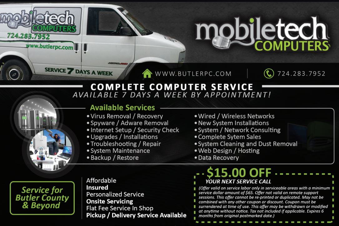 Mobile Tech Computers Butlerpc | Butler PA