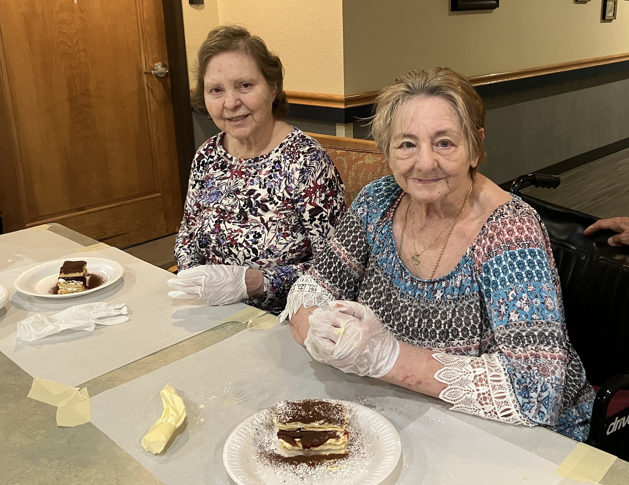 Handmaker: - Erma and Carol enjoyed making Mille Feuille in Baking ...