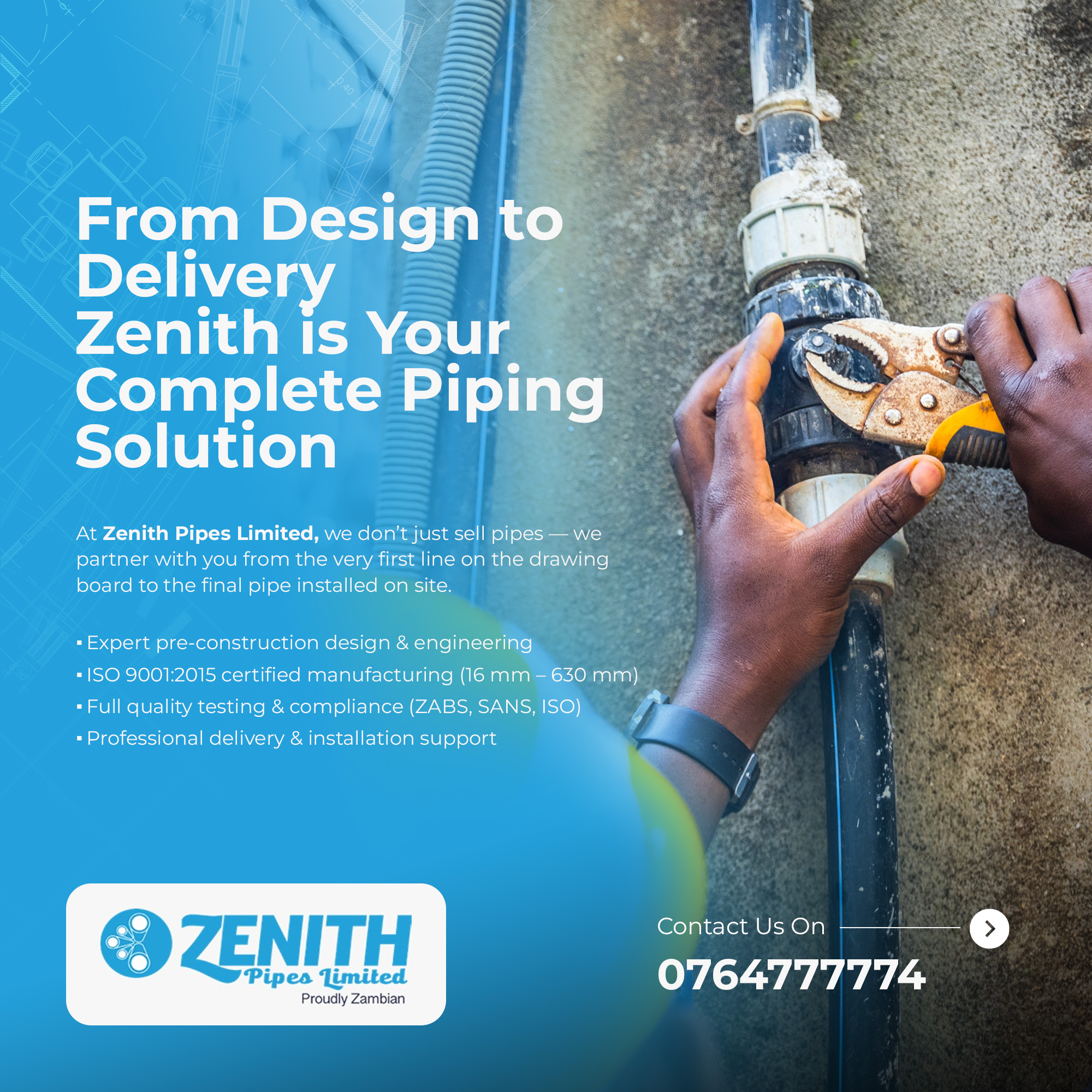 From the first sketch to the... - Zenith Pipes Limited Zambia | Facebook