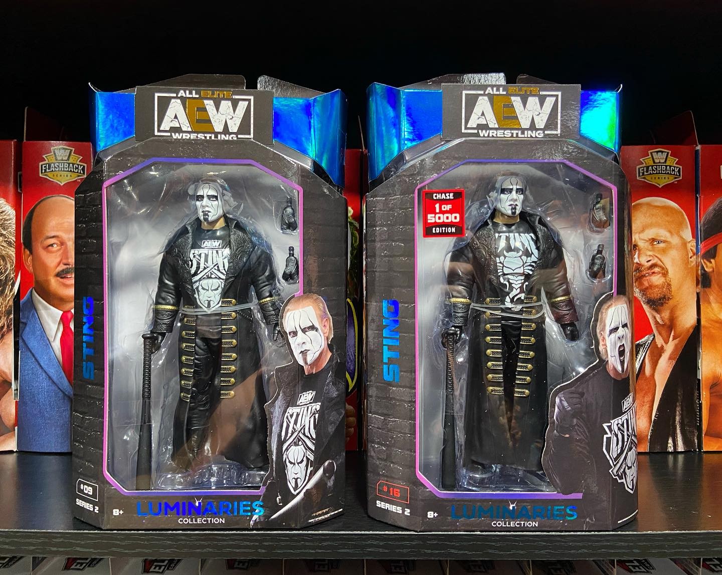 FIRST LOOK: Sting RARE 1 of 3000 @Jazwares @AEW Unmatched Series
