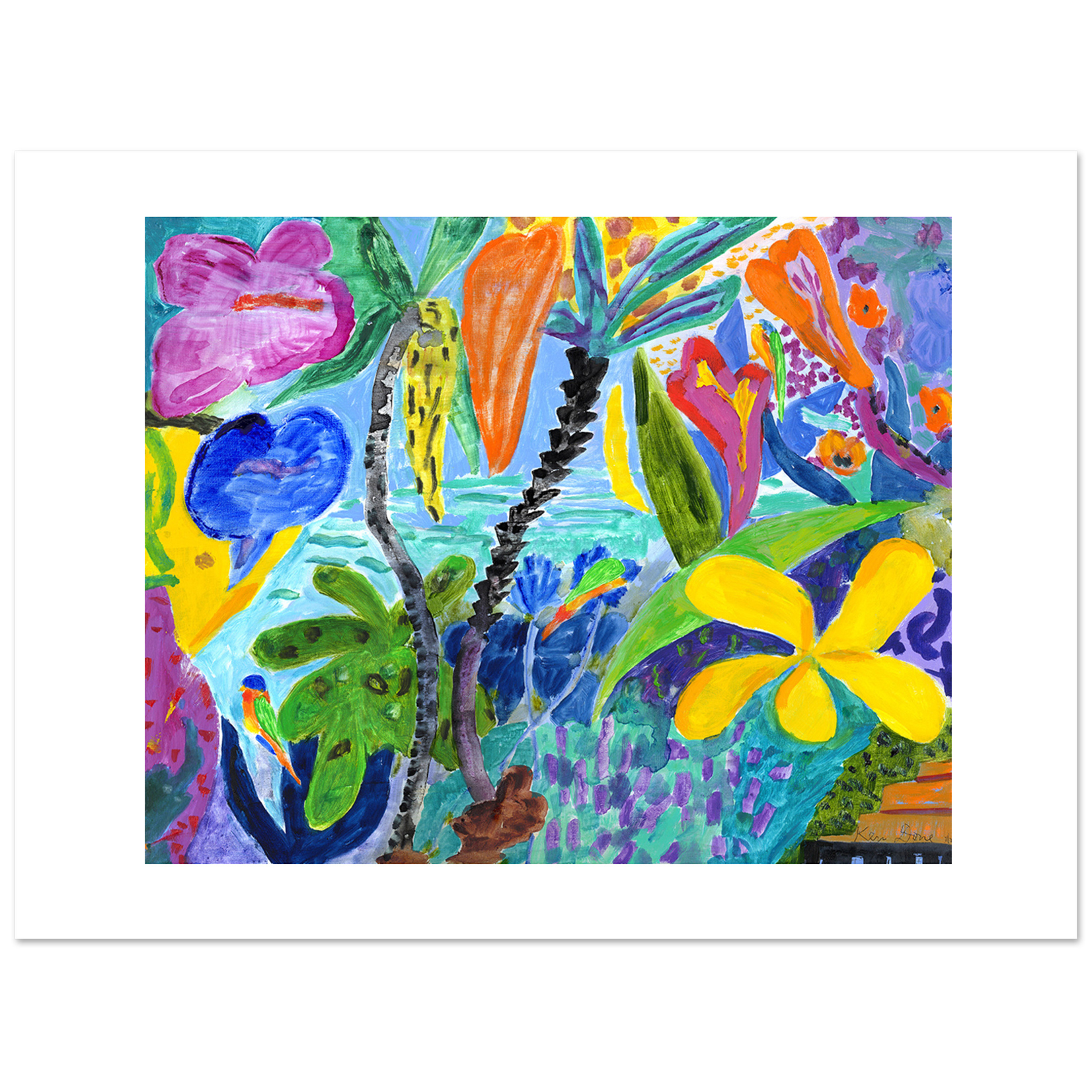 Ken's garden is never just a garden - it's an explosion of joy and