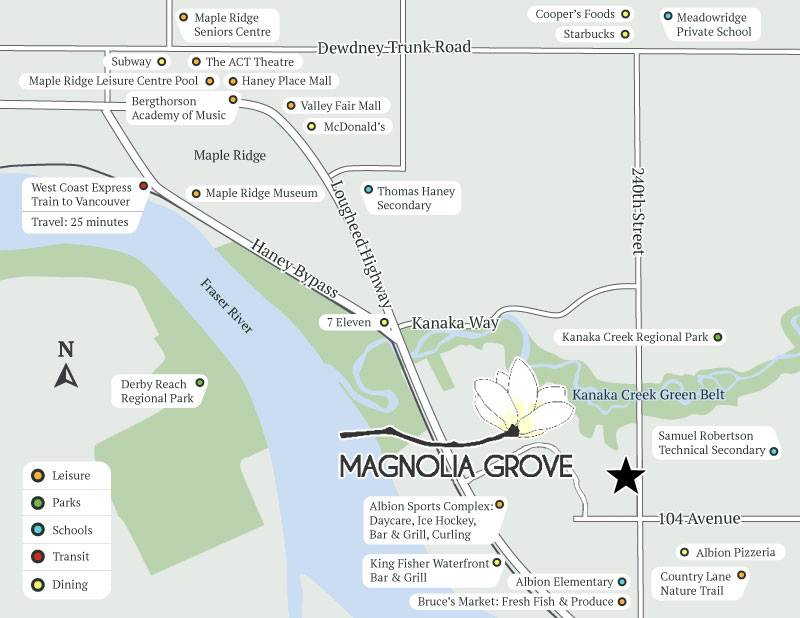 Magnolia Grove - unique town homes for life | Maple Ridge BC
