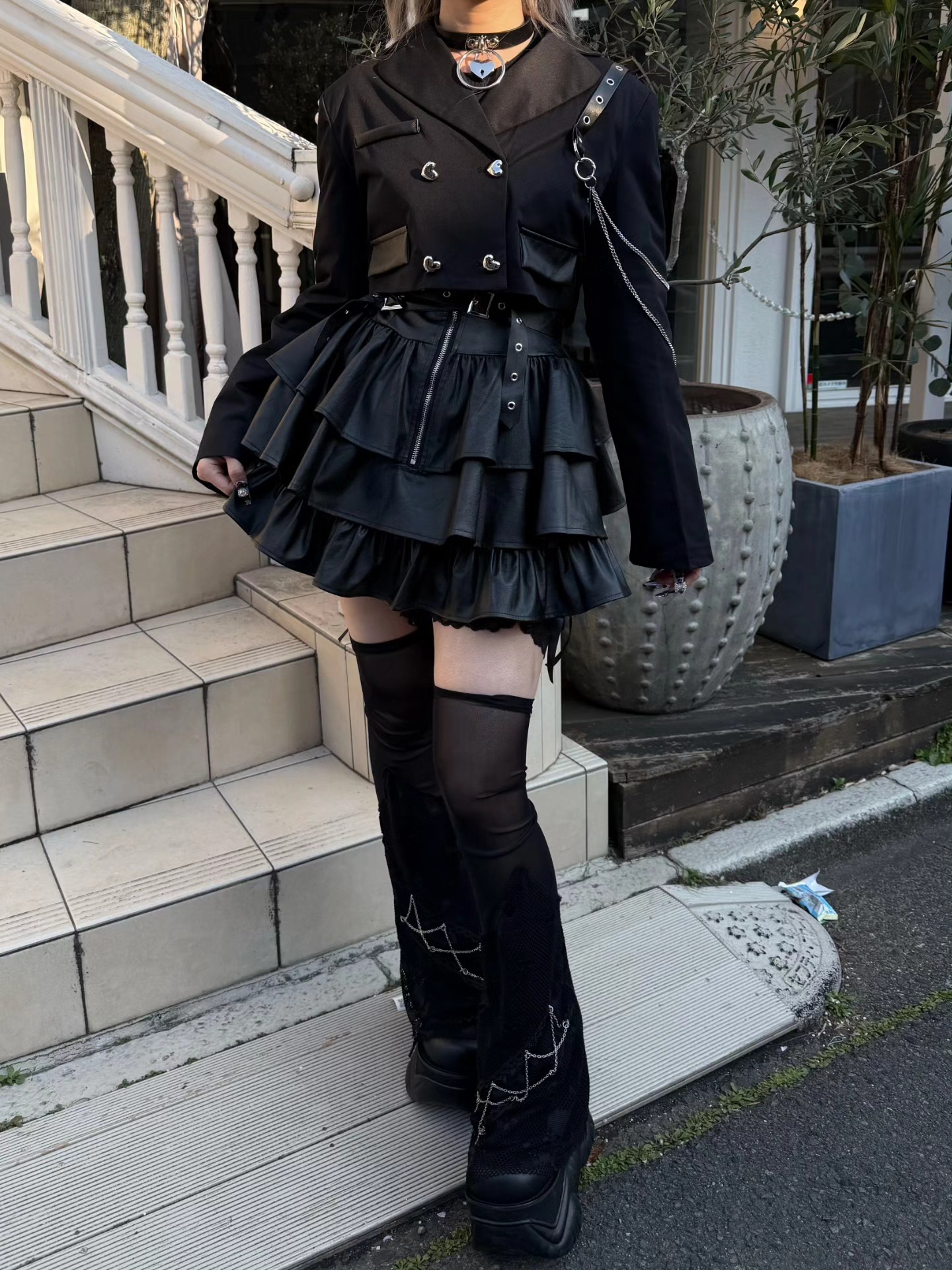 🐈‍⬛さく's Coordination🐈‍⬛ . IMVAL新作セットアップのジャケット