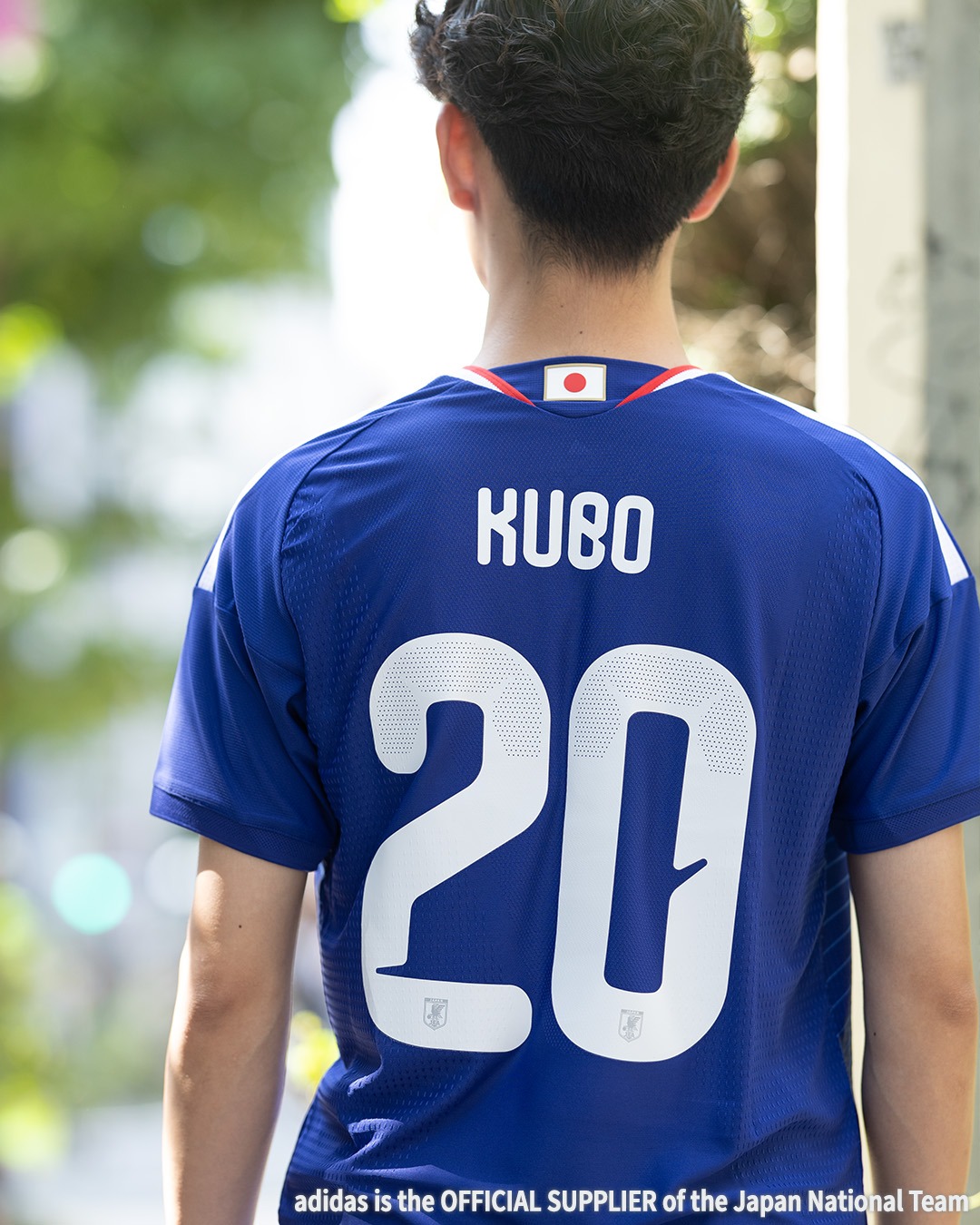 久保建英 選手のネーム&ナンバー入り、アディダス サッカー日本代表