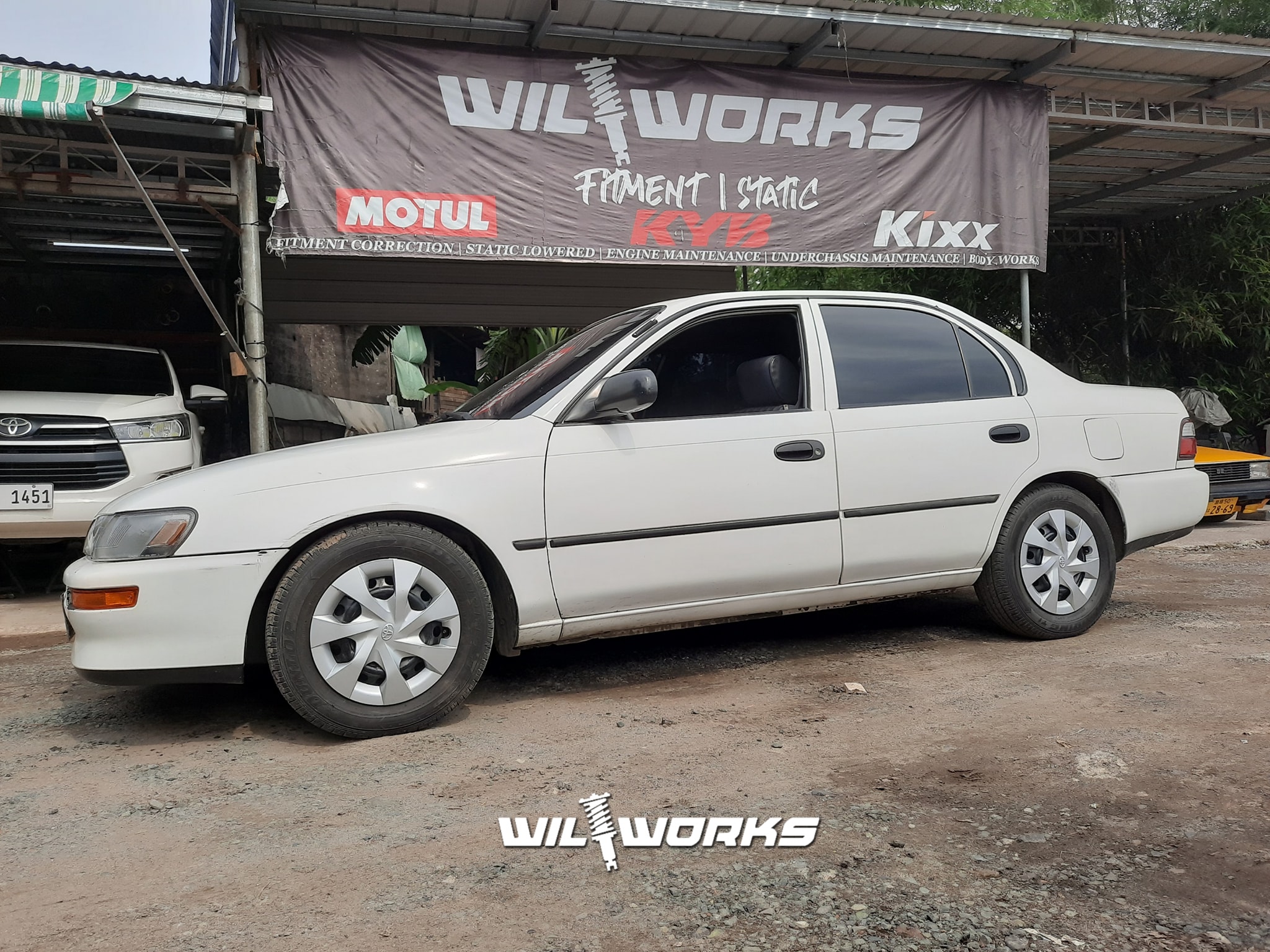 WilWorks - Toyota Corolla big body Semi lowered lang... | Facebook