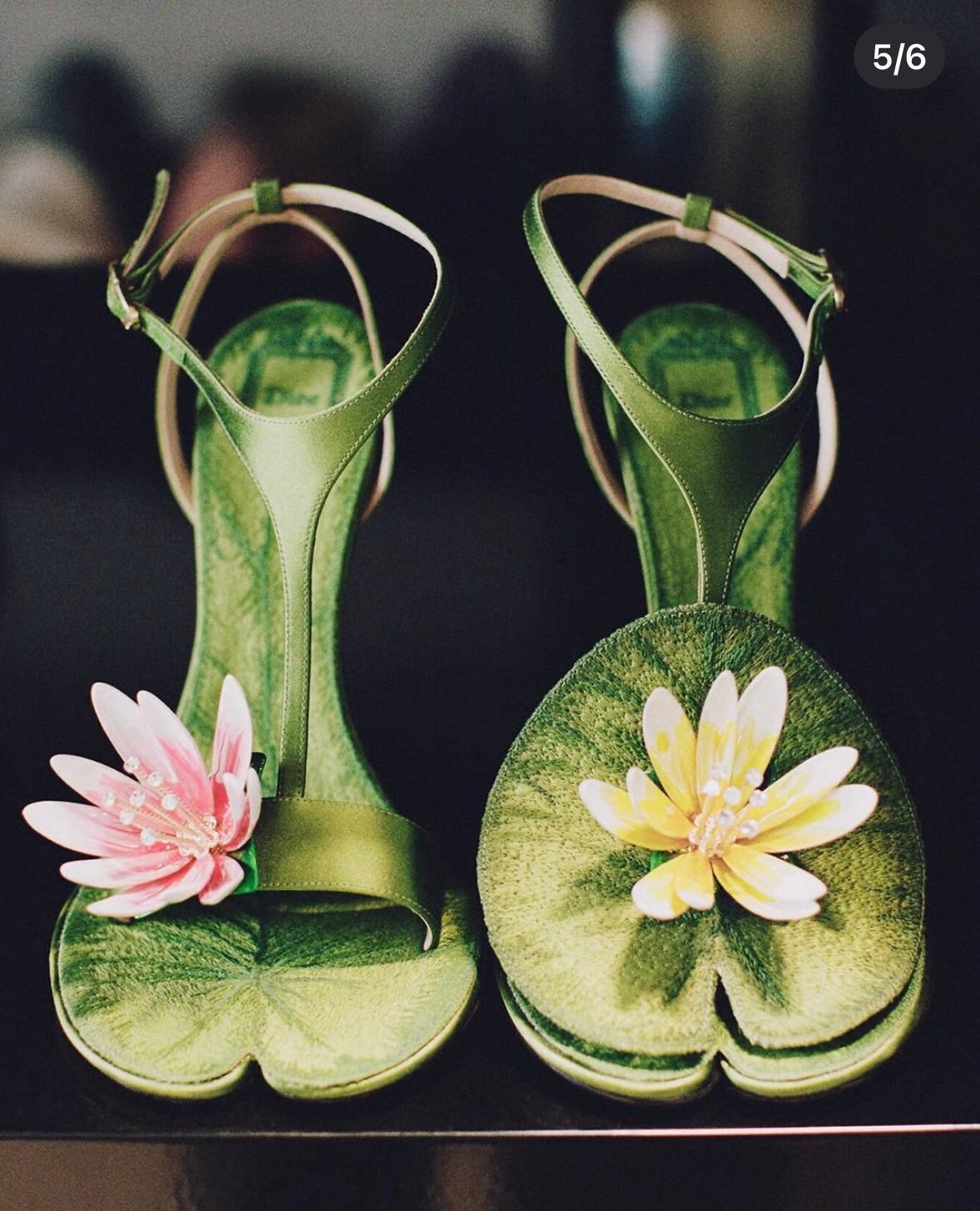 Dior Fall/Winter 2026 Lilly Heel by Jonathan Anderson. 🍀🪷 Detail