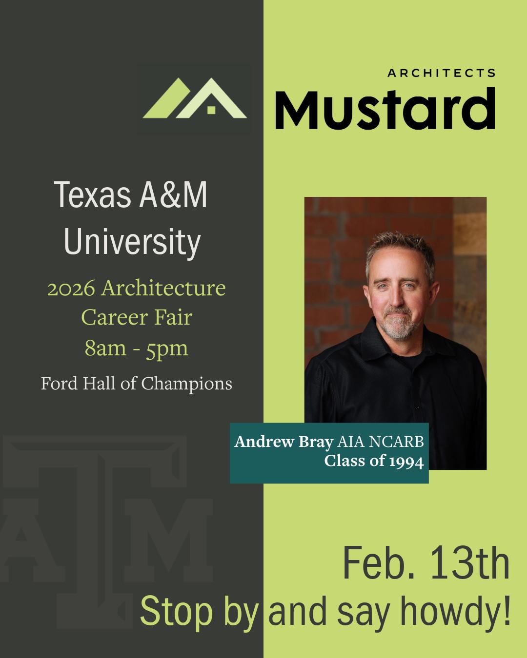 Mustard - We are heading back to Aggieland 🤍 Mustard Architects will be ...