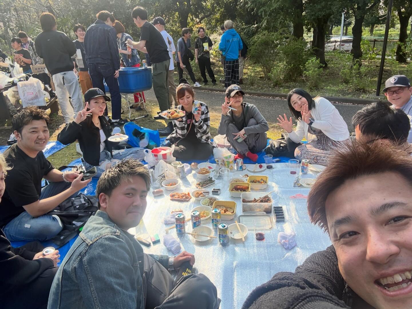 昨日はお花見イベントでした。 久しぶりの開催。 天気も晴れて、最終的 