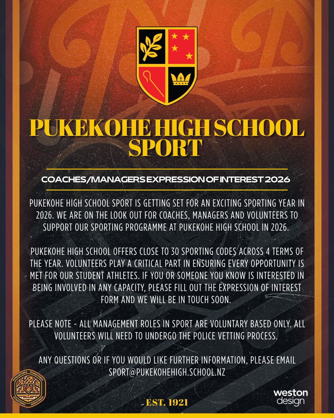 Pukekohe High School & Districts Rugby Club - Team Page
