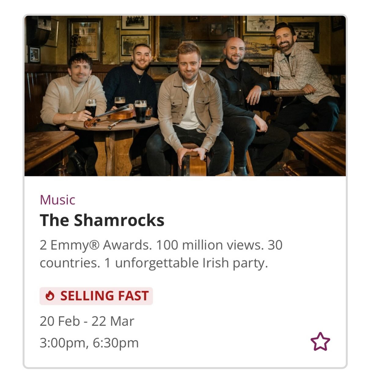 The Shamrocks - Our Adelaide Fringe residency is currently one of the ...