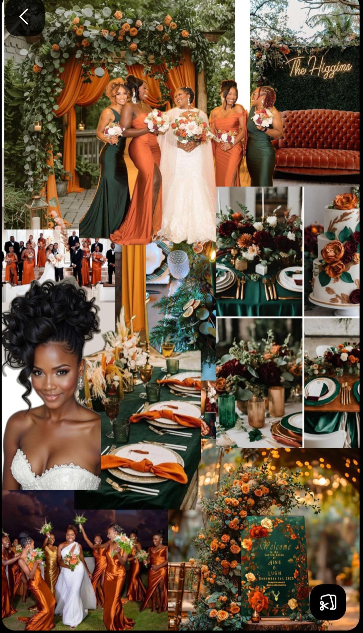 orange and green combination dress for wedding Why are colors trending weddings? Winter 1 2024 Home Furnishings