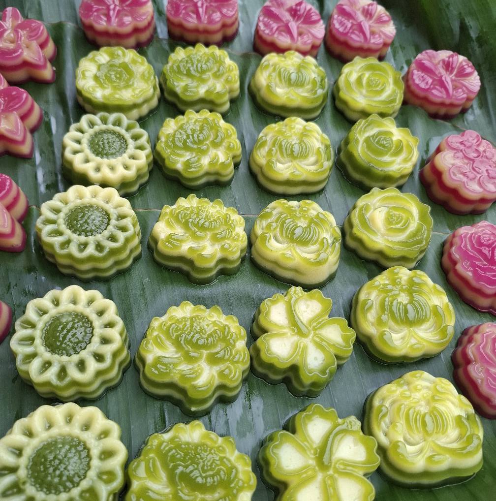 Bánh rán mè lúc lắc và Bánh da lợn