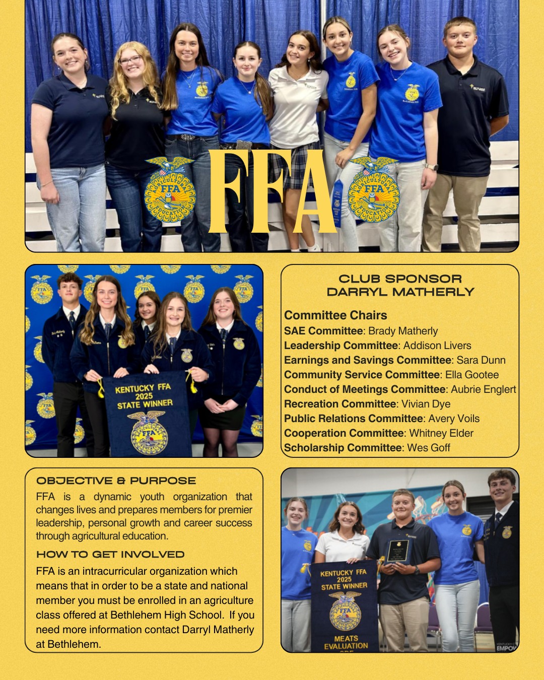 Bethlehem - This month, we are proud to highlight the FFA program at ...