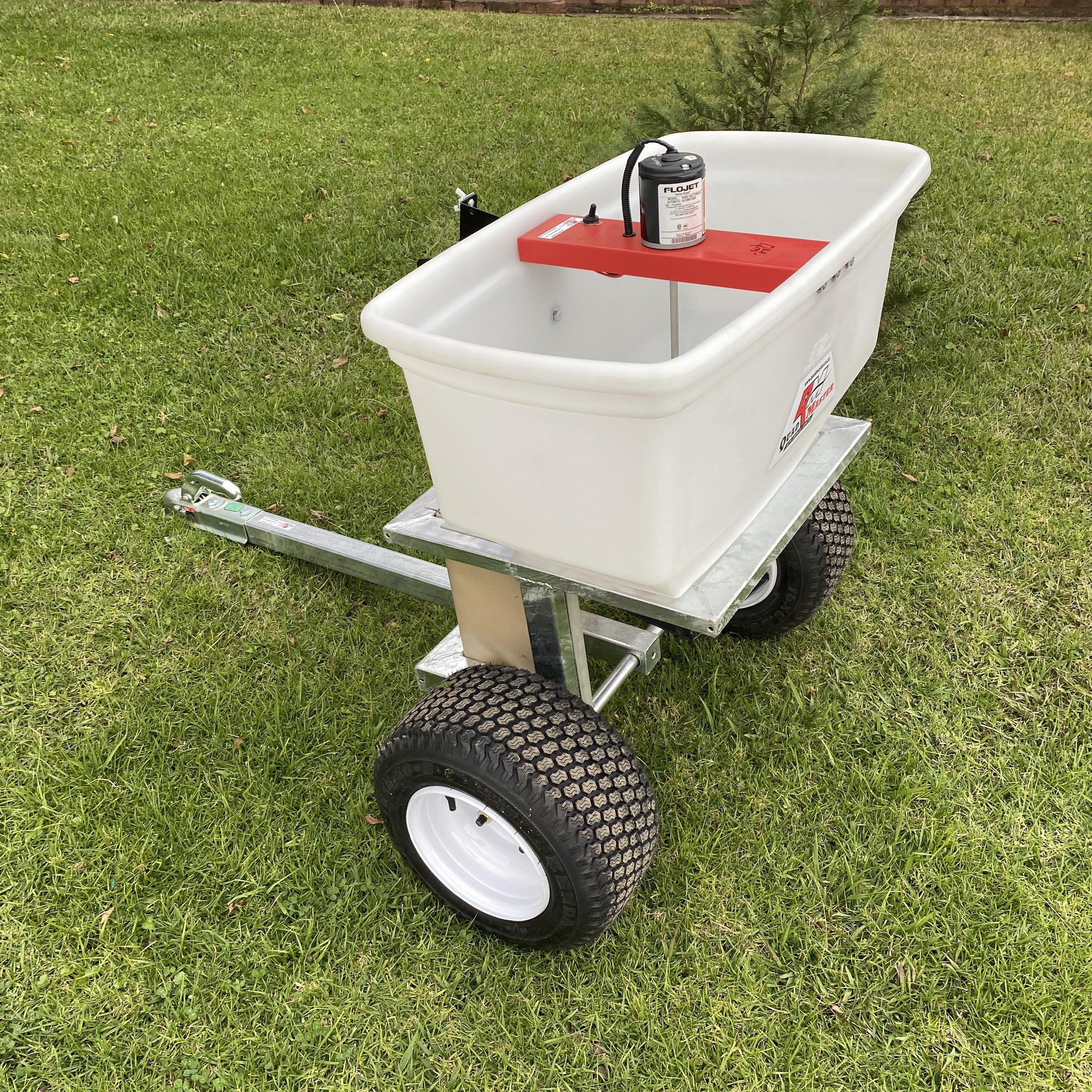 Our drop spreader is ideal for adding rubber chip and silica sand to ...