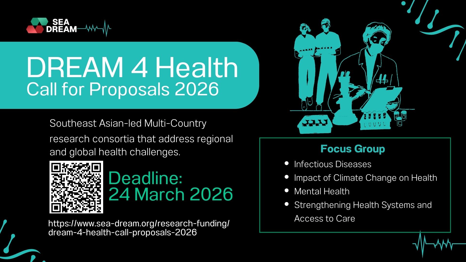 ?DREAM 4 Health is calling for proposals for Southeast Asian-led 