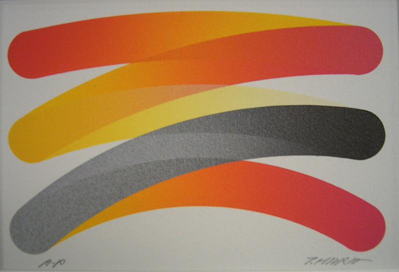 An Artist's Proof (A.P.) of 'Strokes 82-18' (a lithograph self