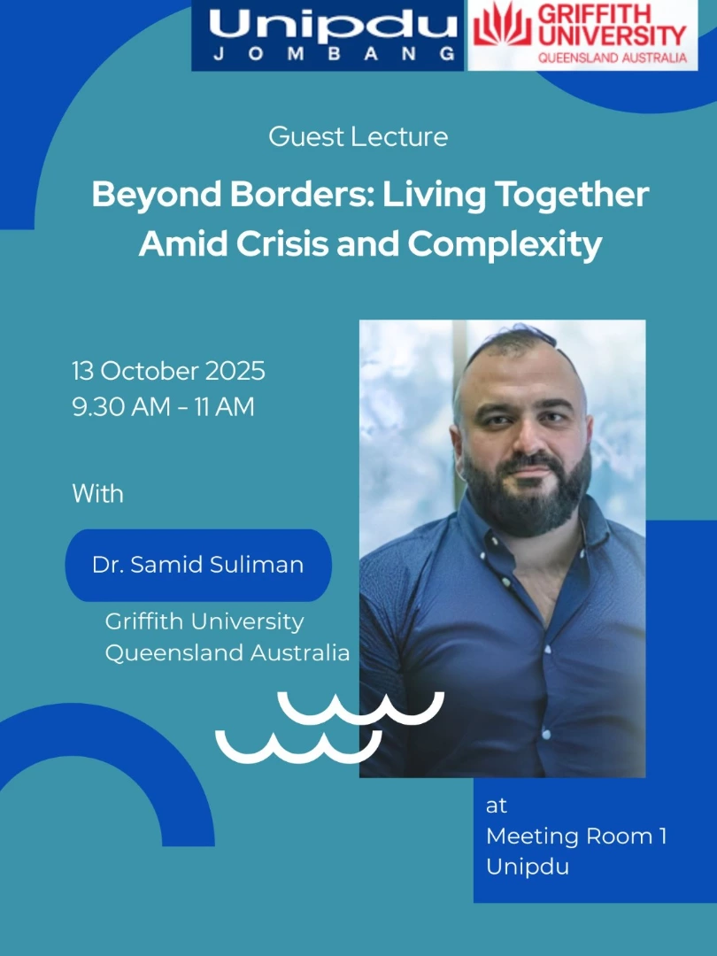 Unipdu - 🌏 Guest Lecture Unipdu Jombang x Griffith University Australia ...