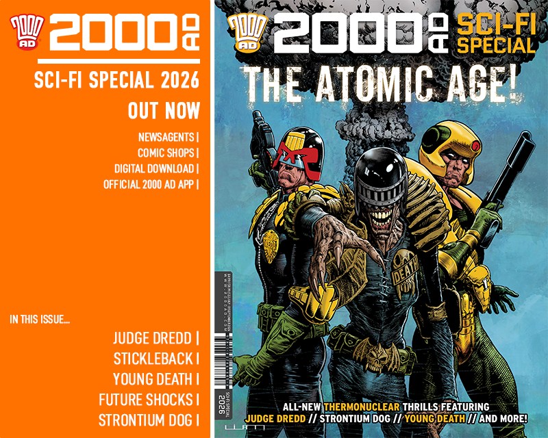 The 2000 AD Sci-Fi Special 2026 is Out Now! Featuring Judge Dredd