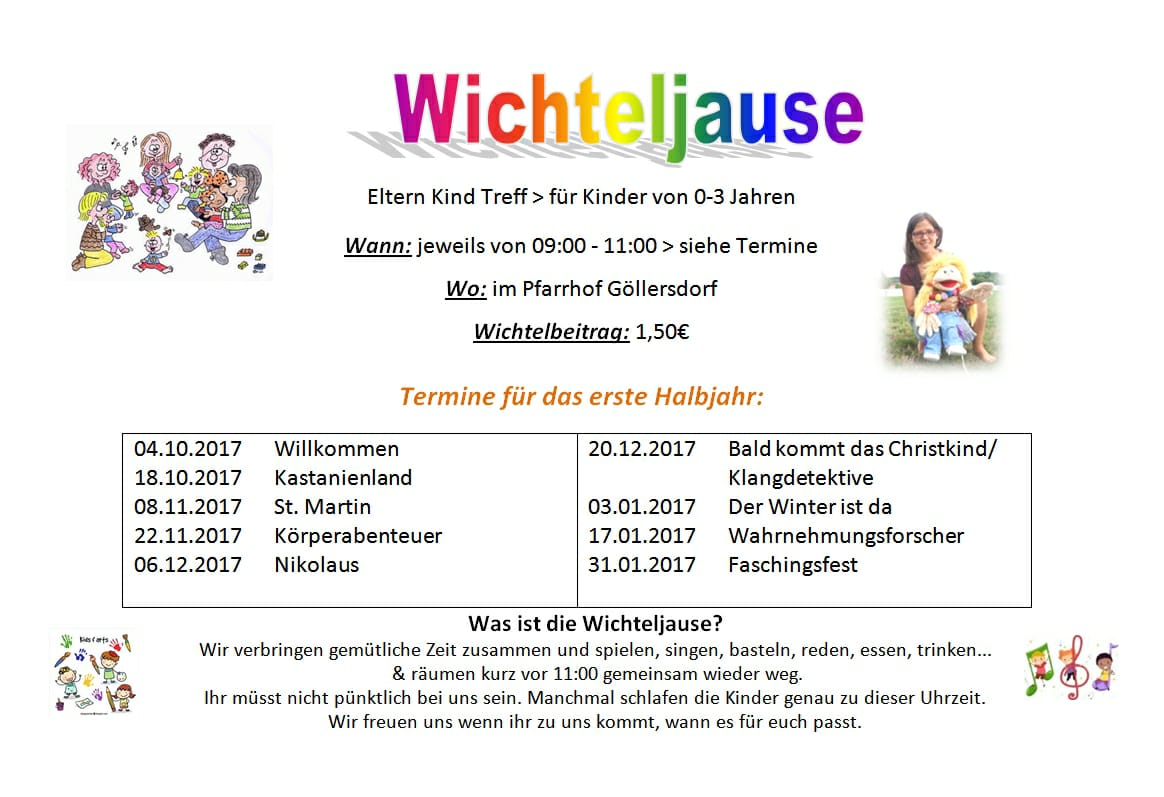 Herzliche Einladung Zur Wichteljause Gollersbachpfarren