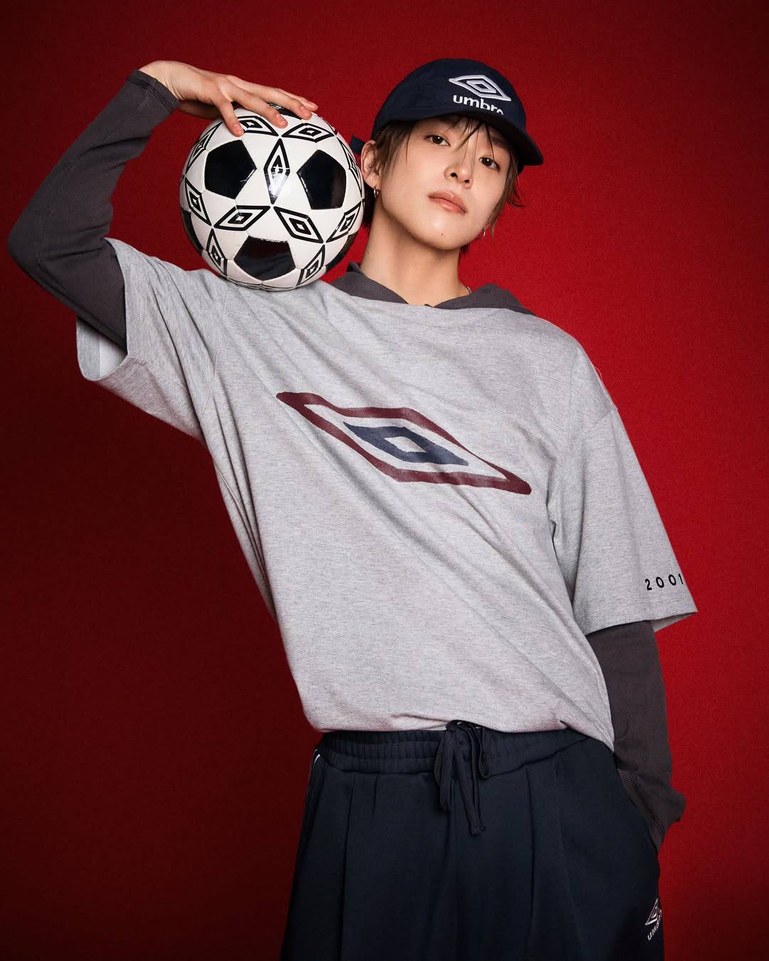 UMBRO Asahi Hamada コラボ Tシャツ 2001 Asahi Hamada x Umbro Korea From the field to the studio — and now
