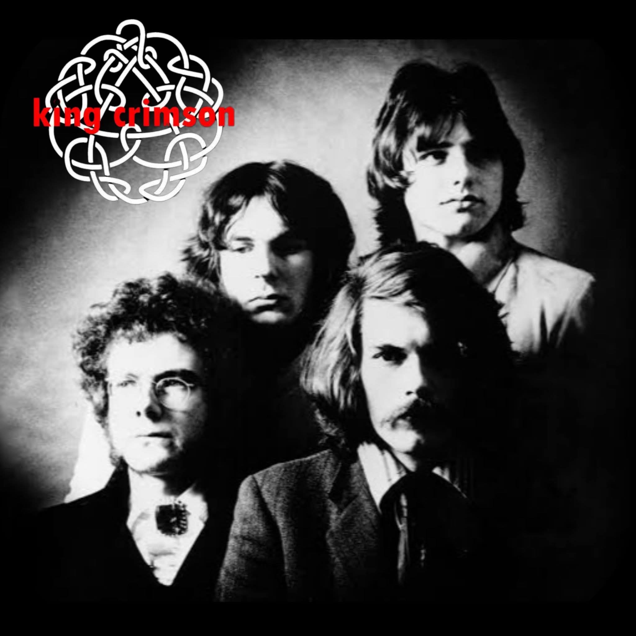 KING CRIMSON, 1968 (R-L) Robert Fripp, Ian McDonald, Michael Giles