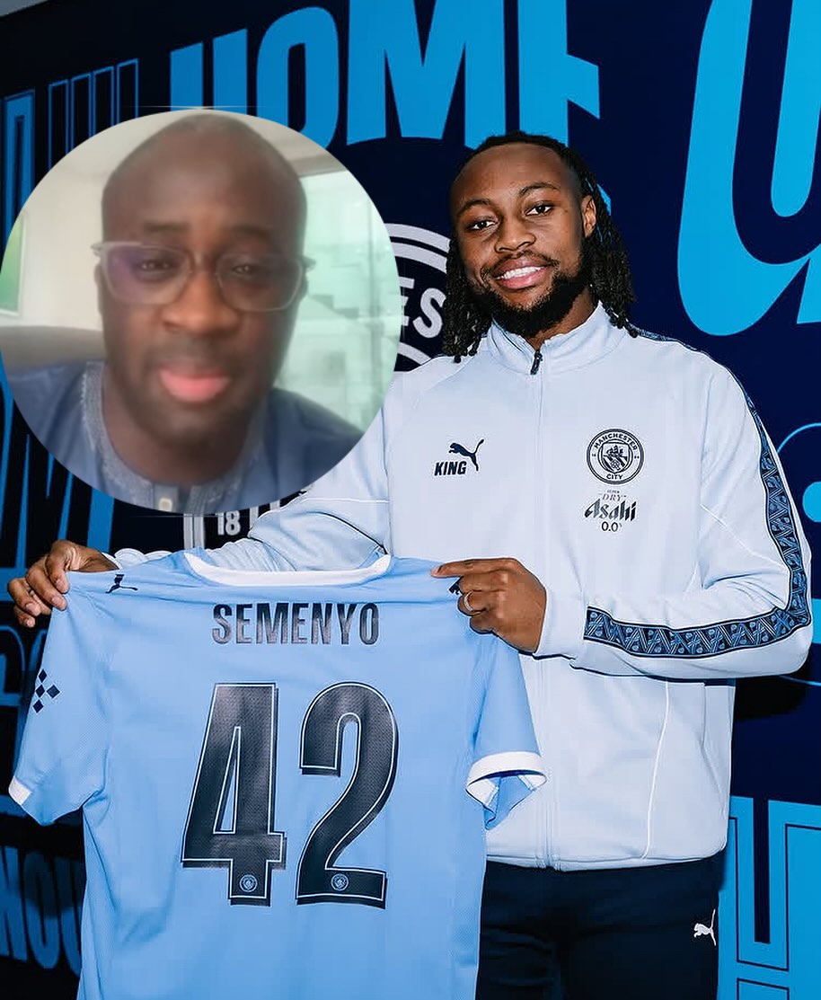 Yaya Toure 🤝 Antoine Semenyo The No 42 shirt at Manchester City