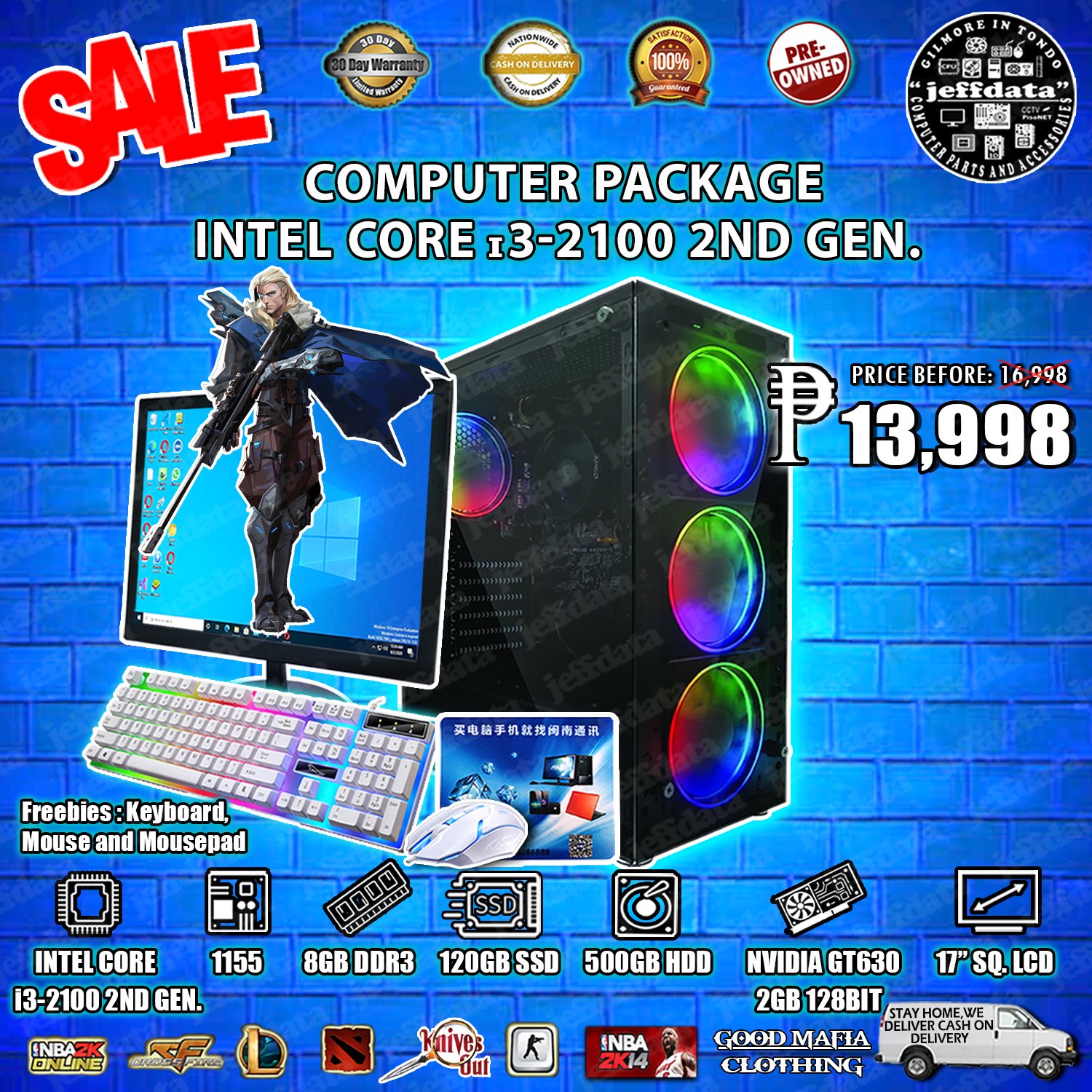 Jeffdata - ☀️☀️ COMPUTER PACKAGE i3 2ndgen☀️☀️ WE ACCEPT BULK/WHOLESALE ...