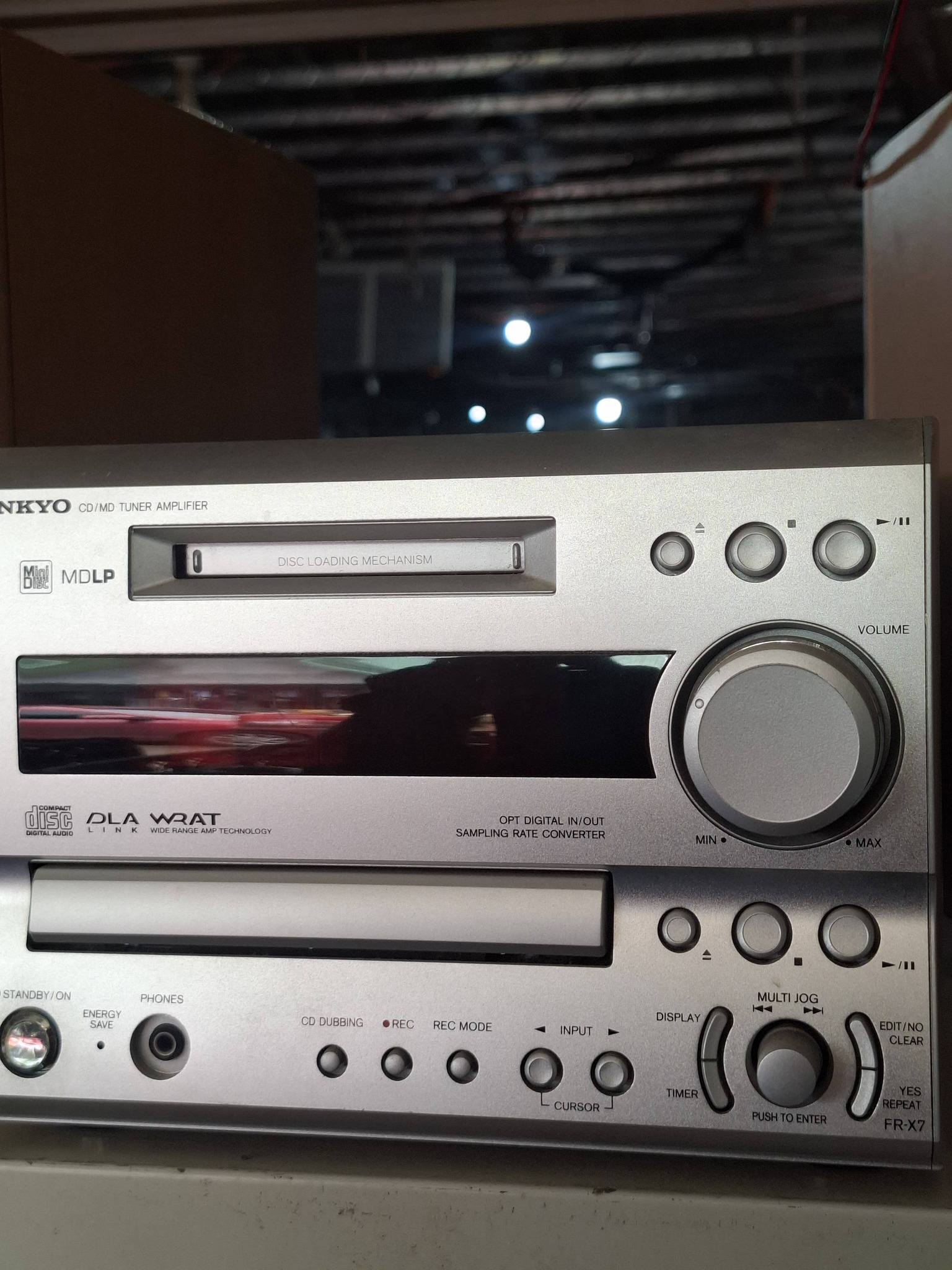 💥Onkyo FR-X7 CD/MD Tuner Amplifier 110V 48W, speaker 70W 💥Mine
