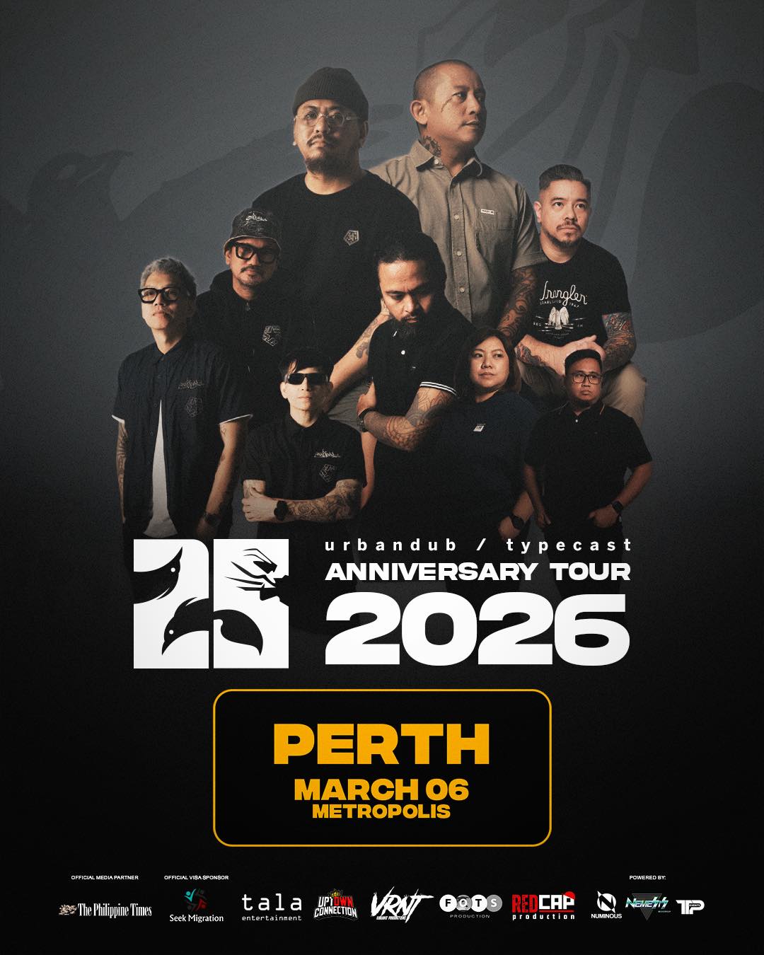 Variant - We’re officially adding PERTH to the Typecast x Urbandub 25th ...