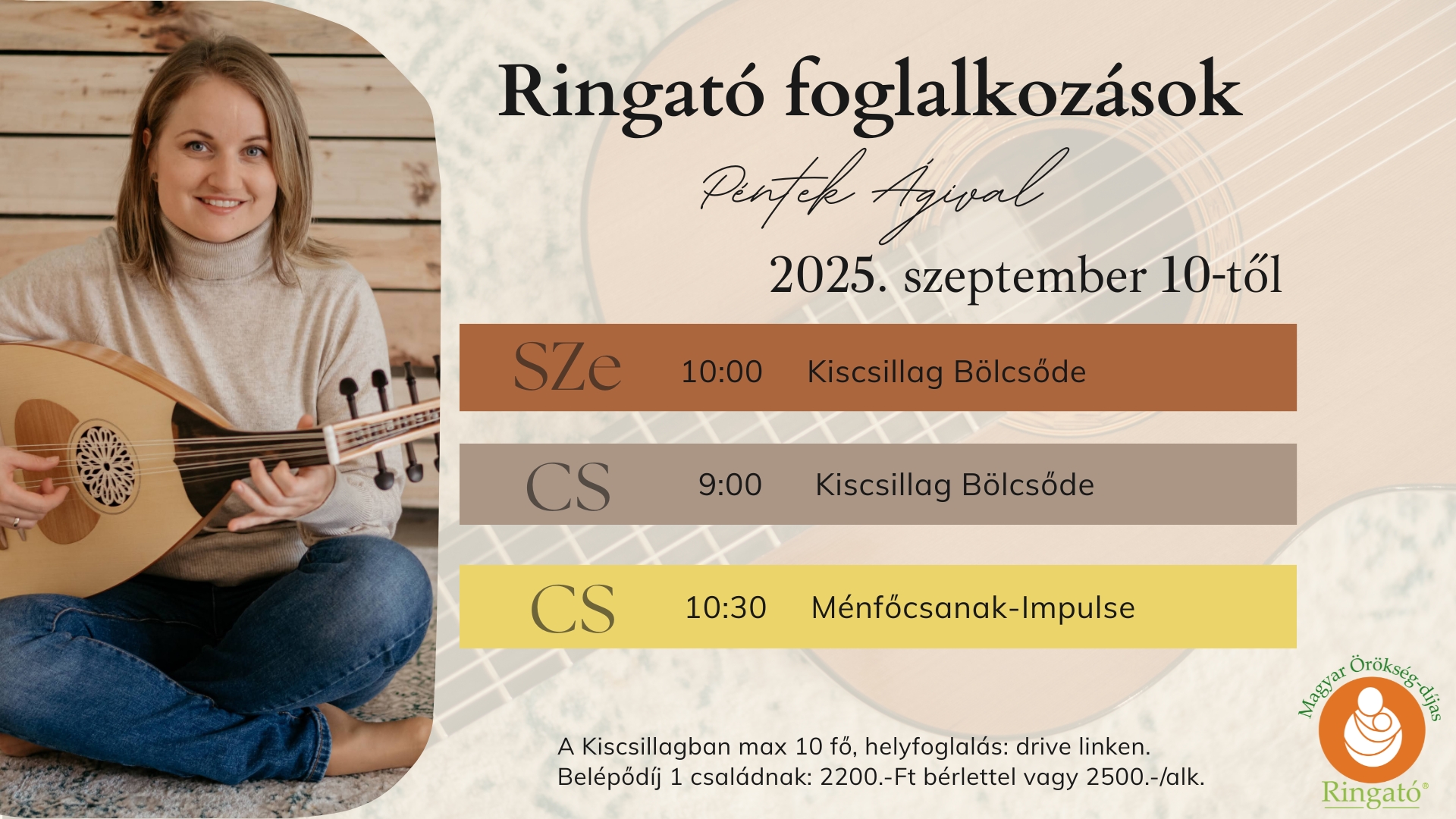 Ringató Győr - Péntek Ági