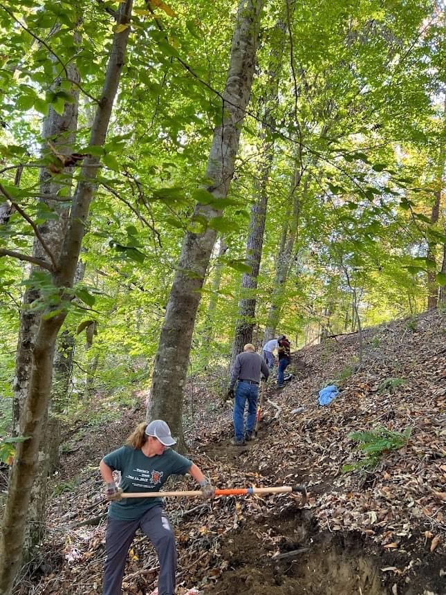 Oak - The trail system on the west side of Oak Ridge in the area behind ...
