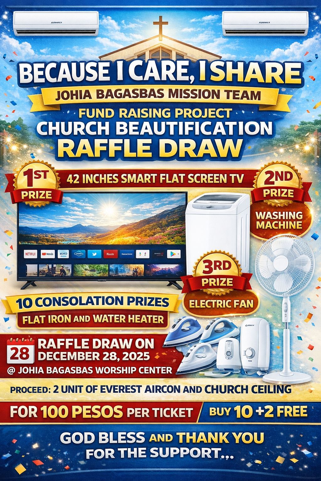🎉 RAFFLE FOR A CAUSE — EVERYONE CAN... - Ramil Bonita Aragon | Facebook
