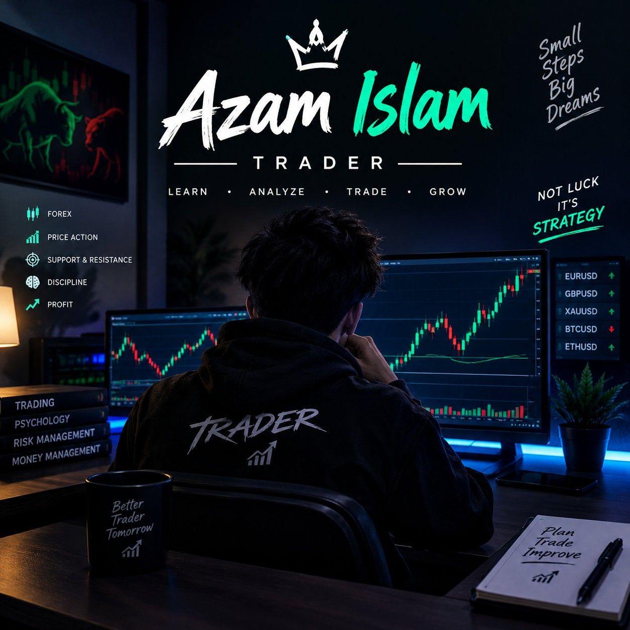 TRADER PREM OFFICIAL 📈 #forextrading #trading | Azam Islam