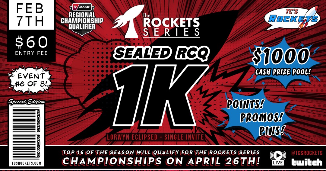 TC's Rockets - 🚀 🏆 The Rockets Series: Sealed 1K RCQ 🏆🚀... | Facebook