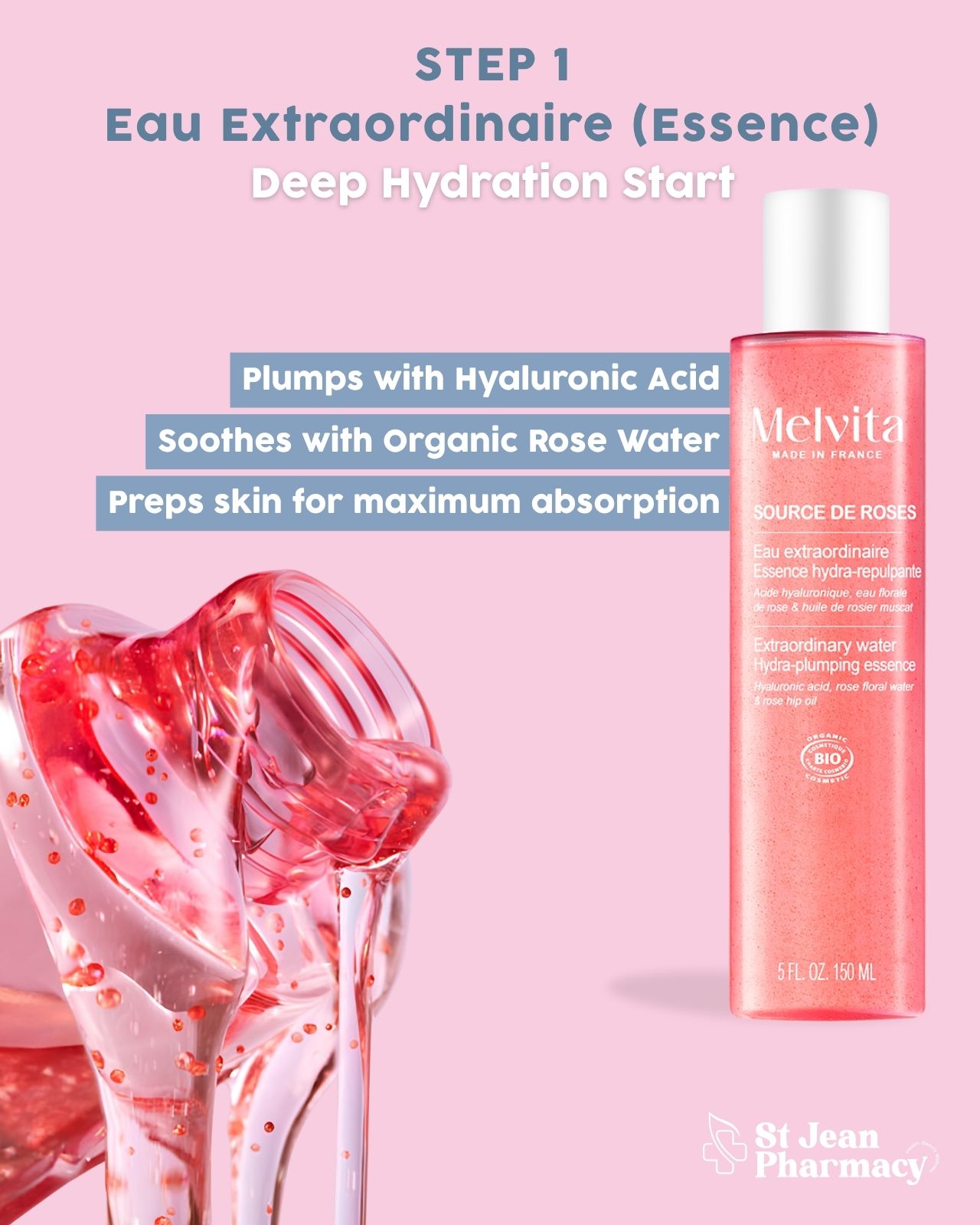 Melvita Source de Roses duo: the ultimate routine for plump 