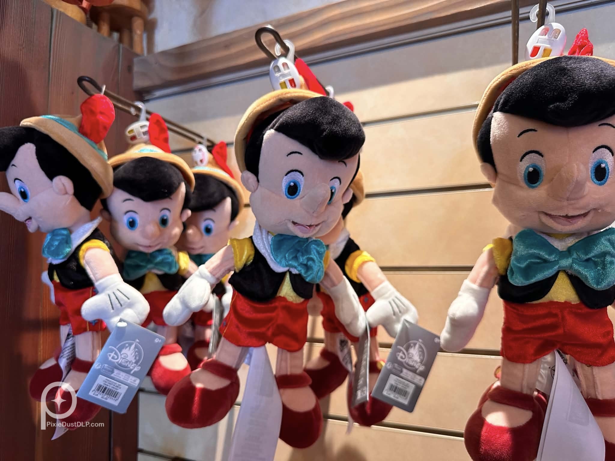 Pinocchio plushies restocked at La Bottega di Geppetto
