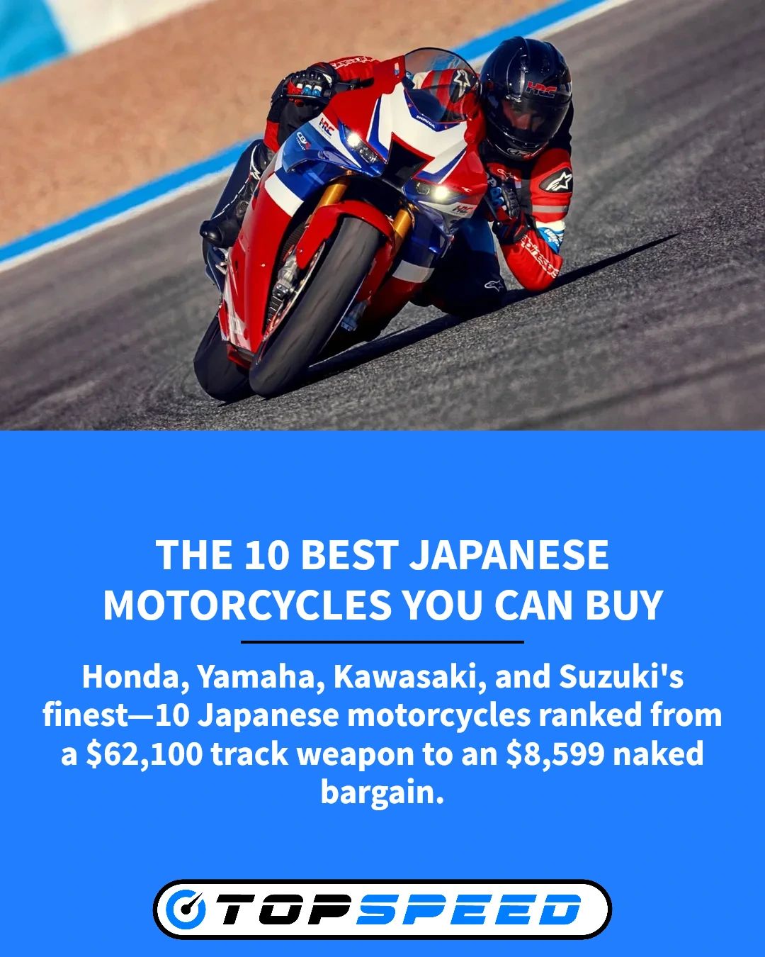 Honda, Yamaha, Kawasaki, and Suzuki's finest—10 Japanese
