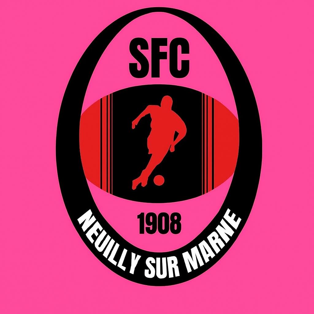 Fanion Tissu Neuilly Sur Marne SFC - Supporteur Club Français - Neuf Multicolore