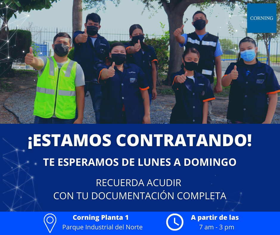 Corning México - ¡Te esperamos en Corning Planta 1, Parque... | Facebook