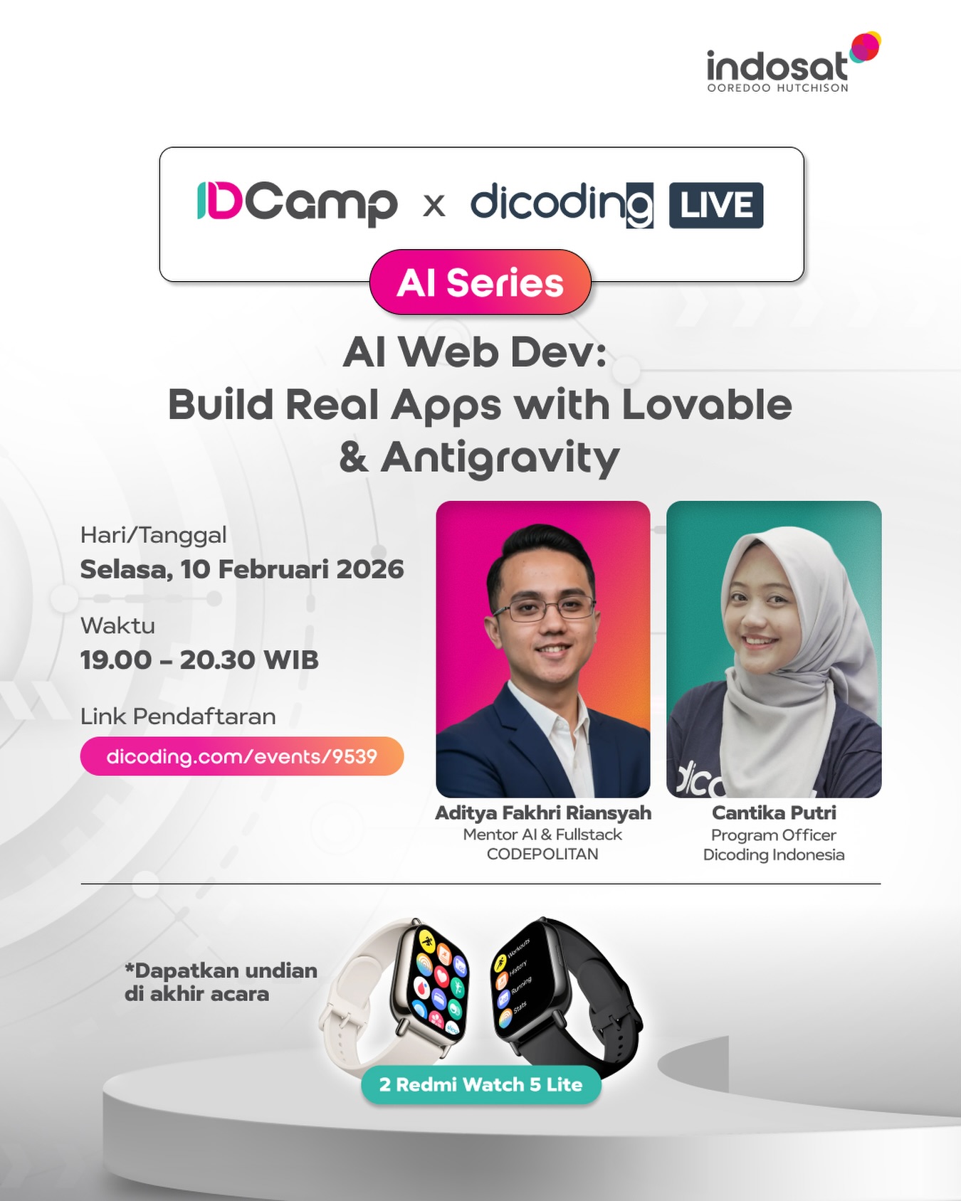 IDCamp x Dicoding Live... - IDCamp Indosat Ooredoo Hutchison | Facebook